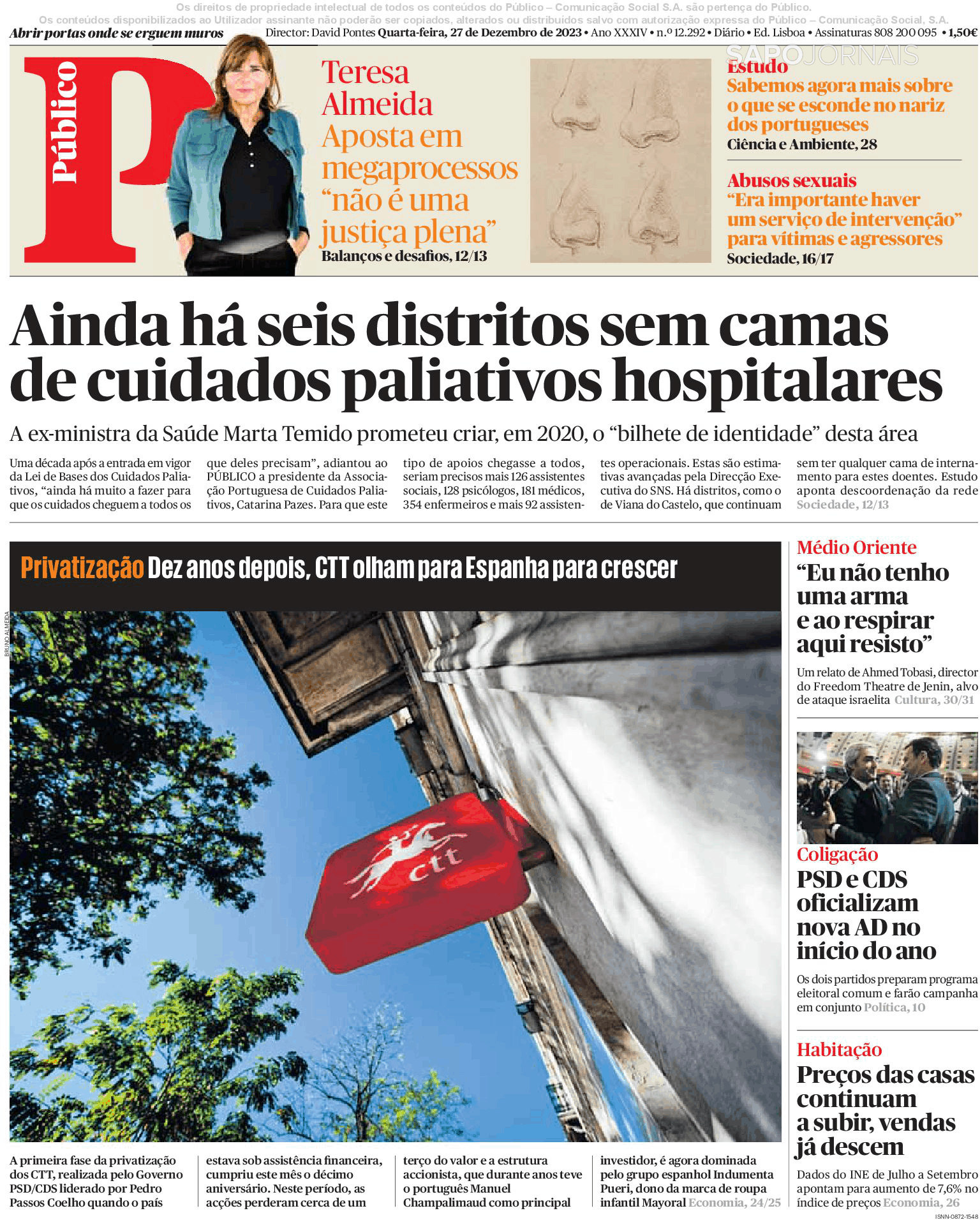 P Blico Dez Jornais E Revistas Sapo Pt Ltima Hora E