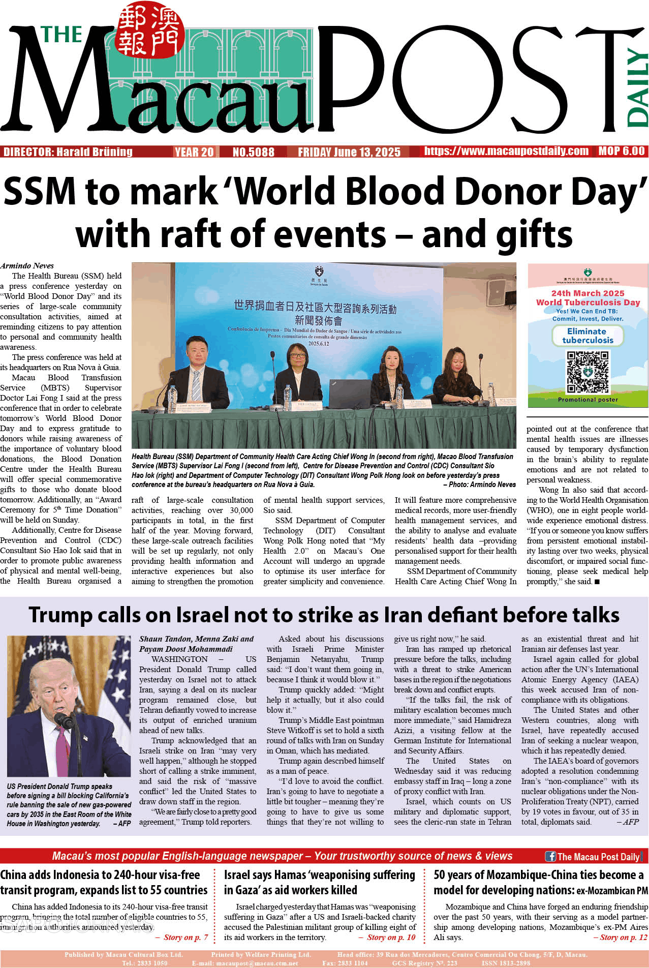 The Macau Post Daily
