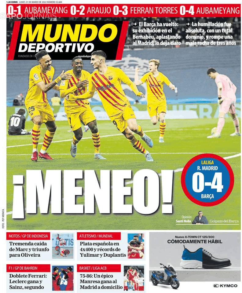 Mundo Deportivo Madrid Mar Jornais E Revistas Sapo Pt