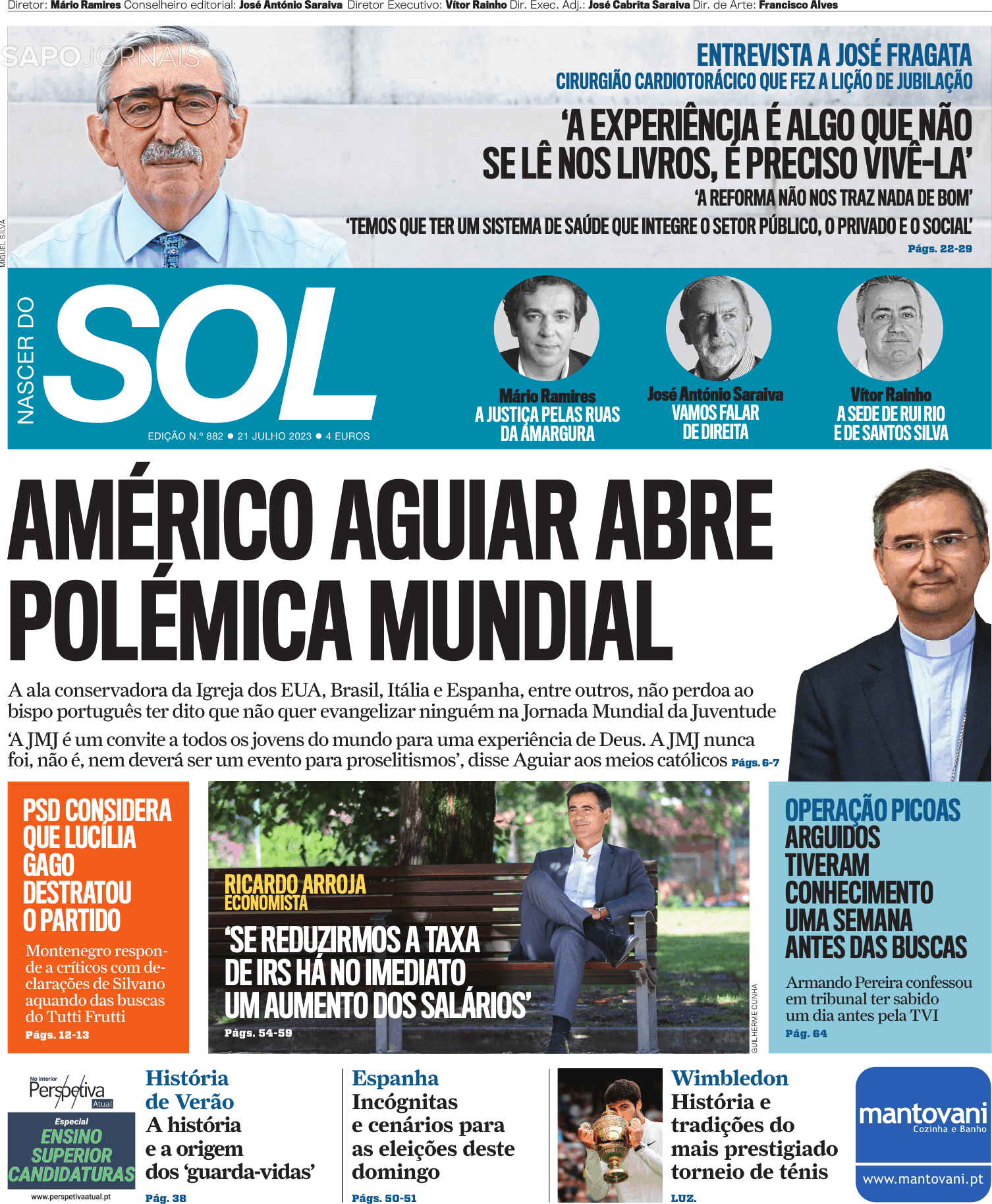 Nascer Do Sol Jul Jornais E Revistas Sapo Pt Ltima