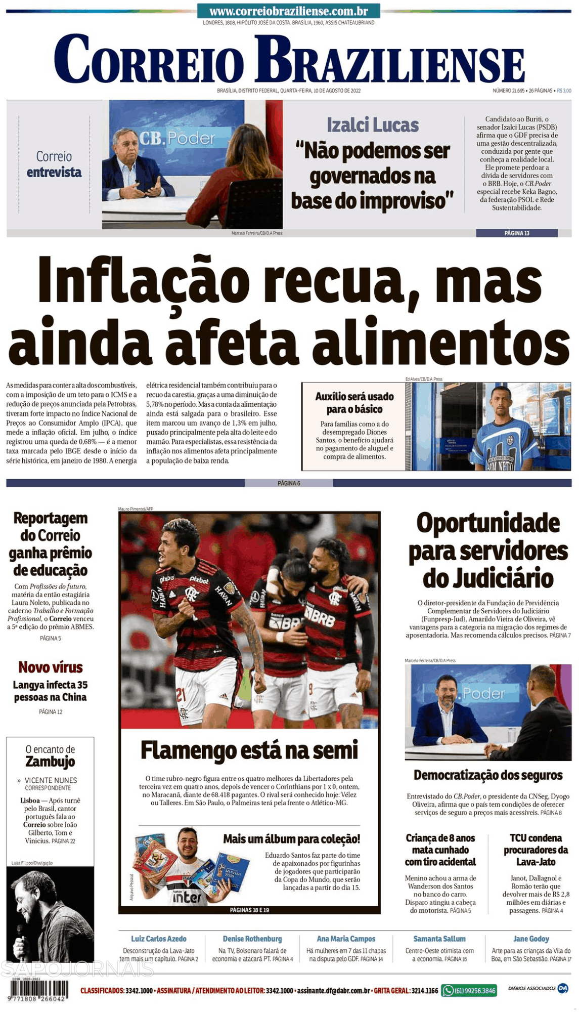 Correio Braziliense Ago Jornais E Revistas Sapo Pt