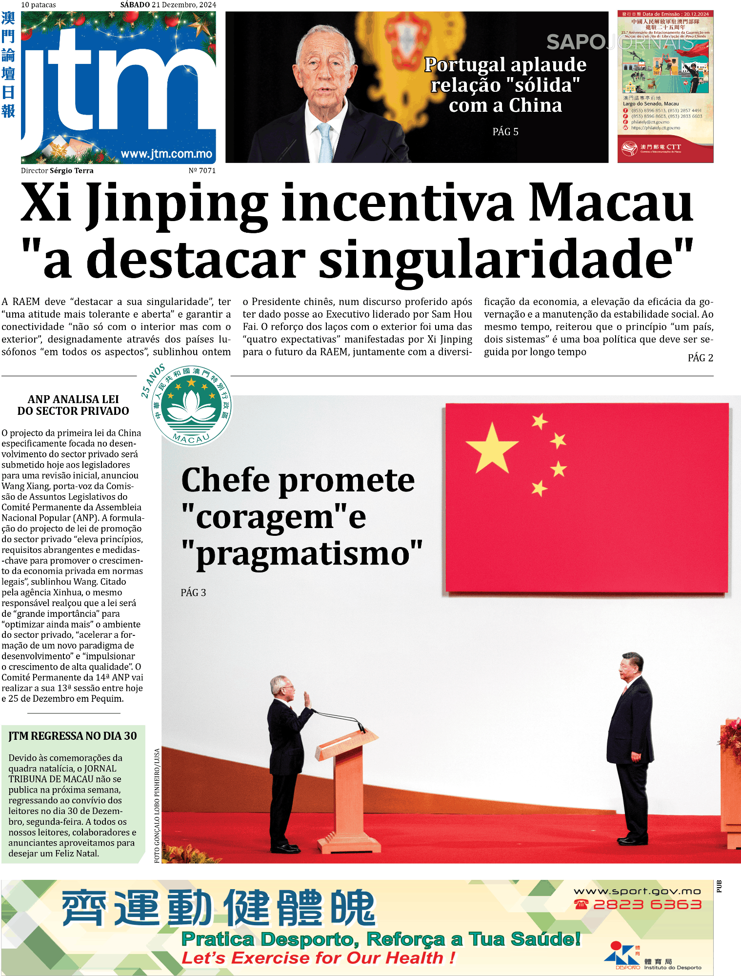 Jornal Tribuna de Macau