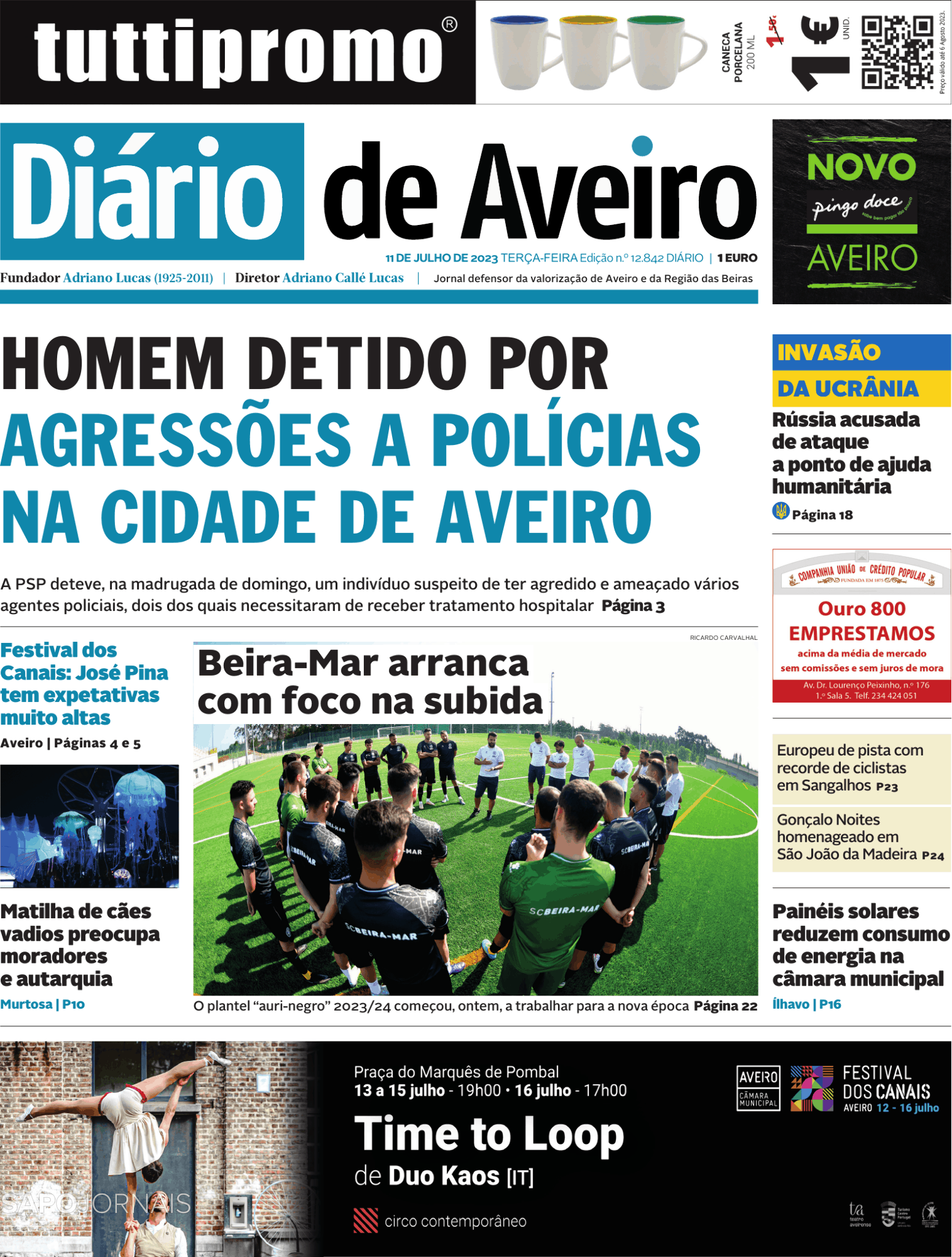 Di Rio De Aveiro Jul Jornais E Revistas Sapo Pt Ltima