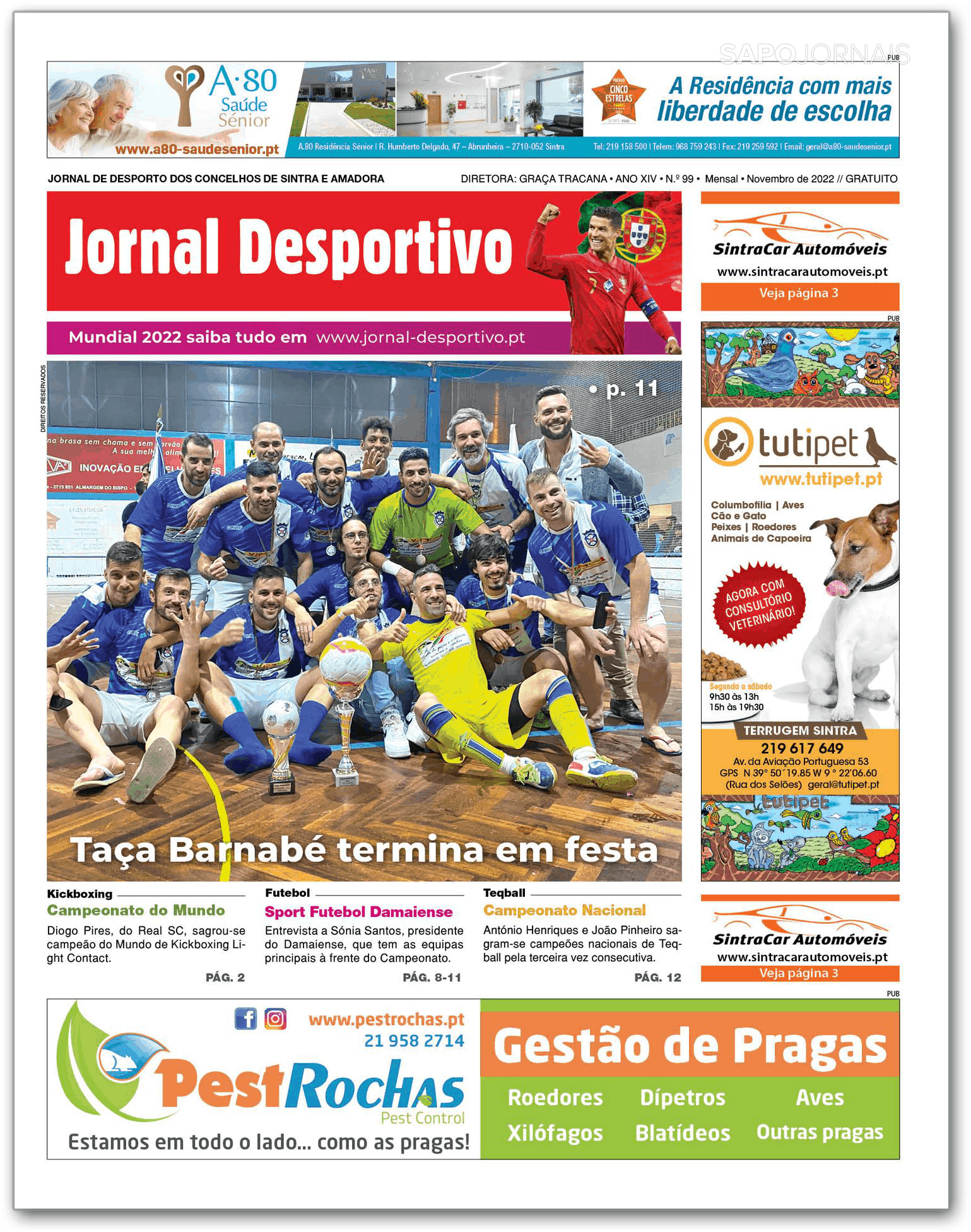 Jornal Desportivo Nov Jornais E Revistas Sapo Pt Ltima