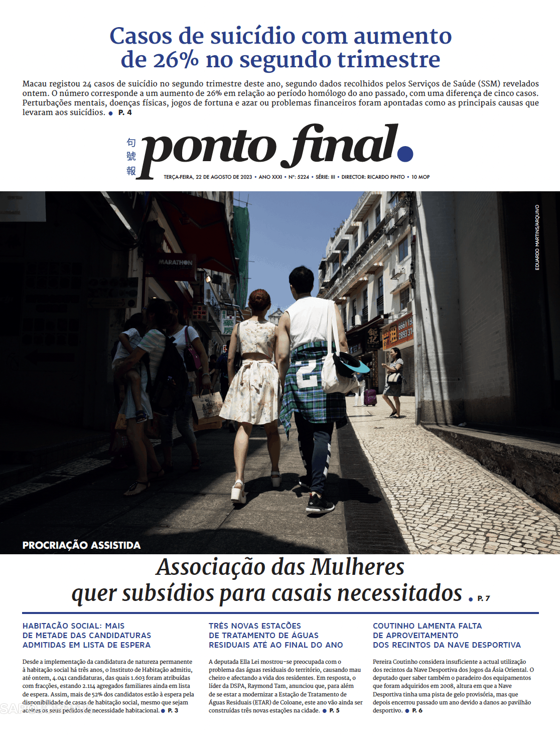 Ponto Final Ago Jornais E Revistas Sapo Pt Ltima Hora