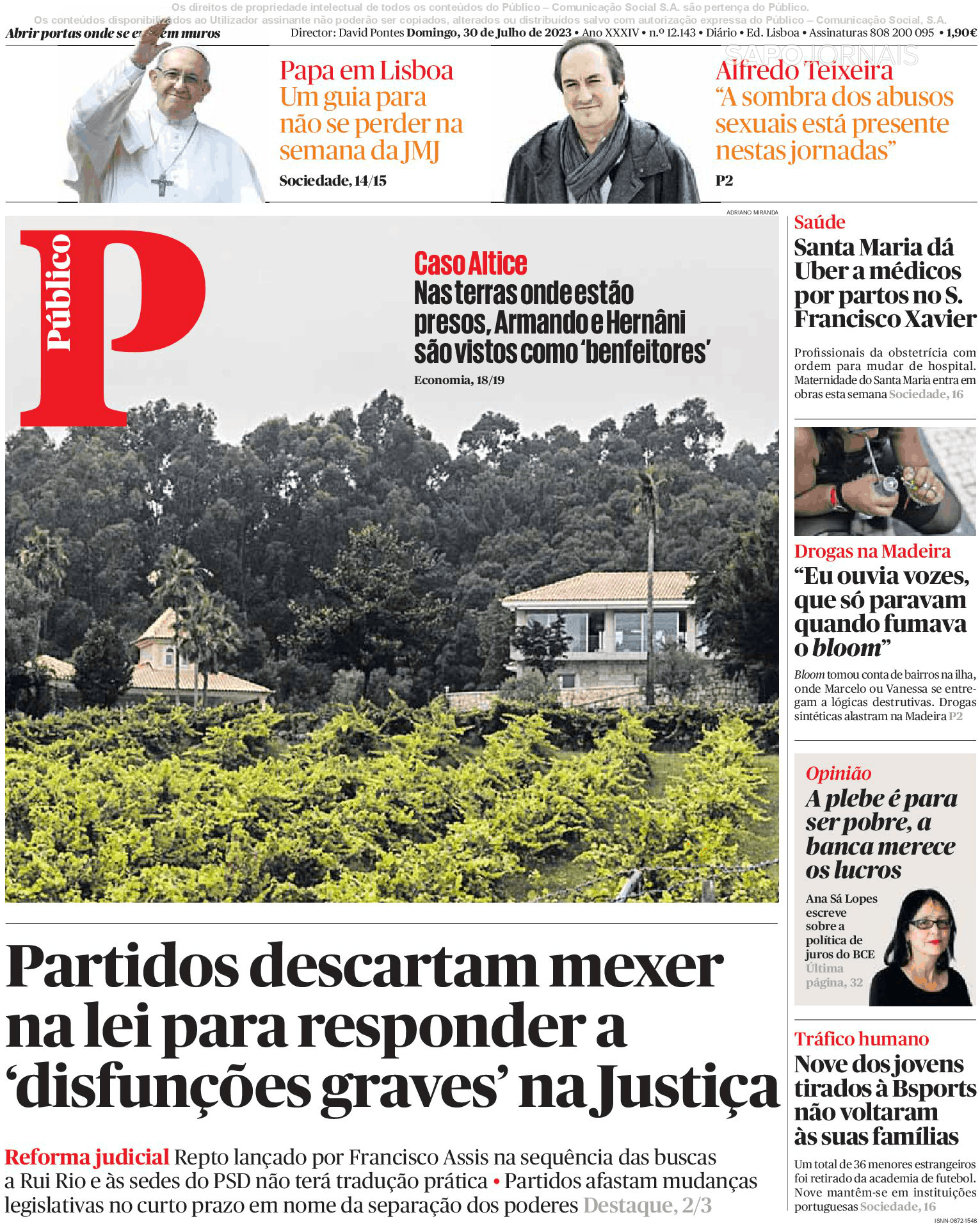 Público 30 jul 2023 Jornais e Revistas SAPO pt Última hora e