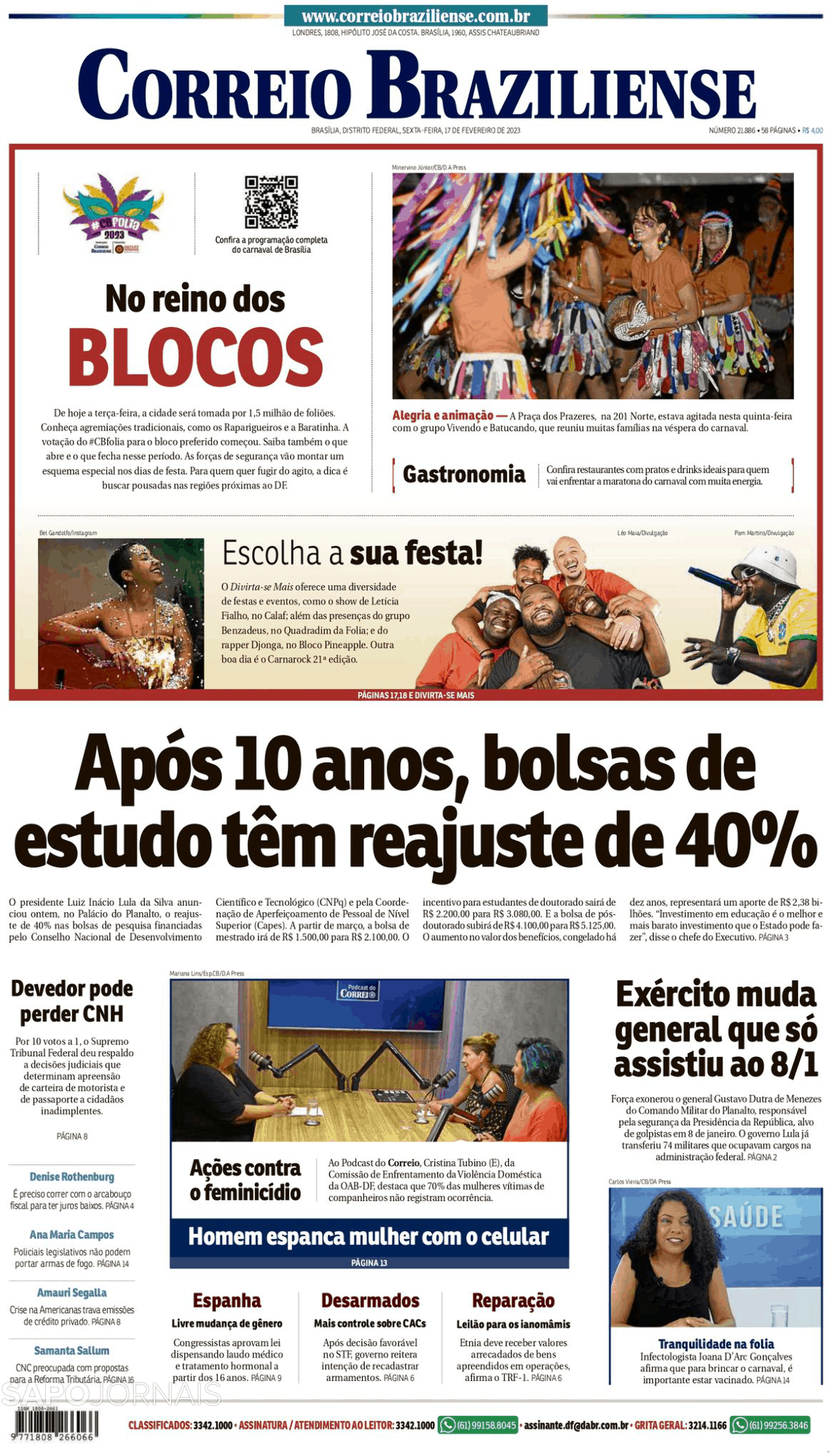 Correio Braziliense Fev Jornais E Revistas Sapo Pt