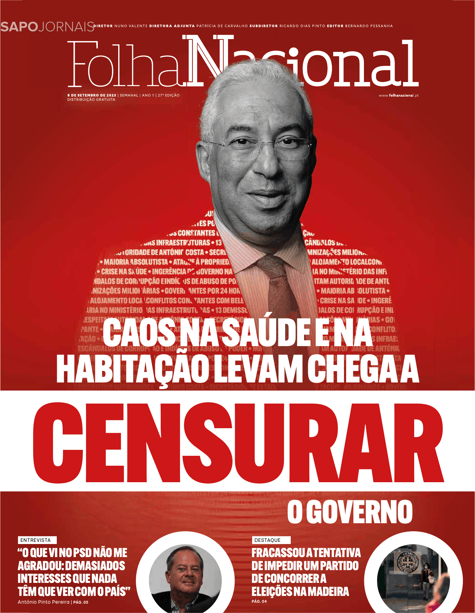 Folha Nacional Set Jornais E Revistas Sapo Pt Ltima