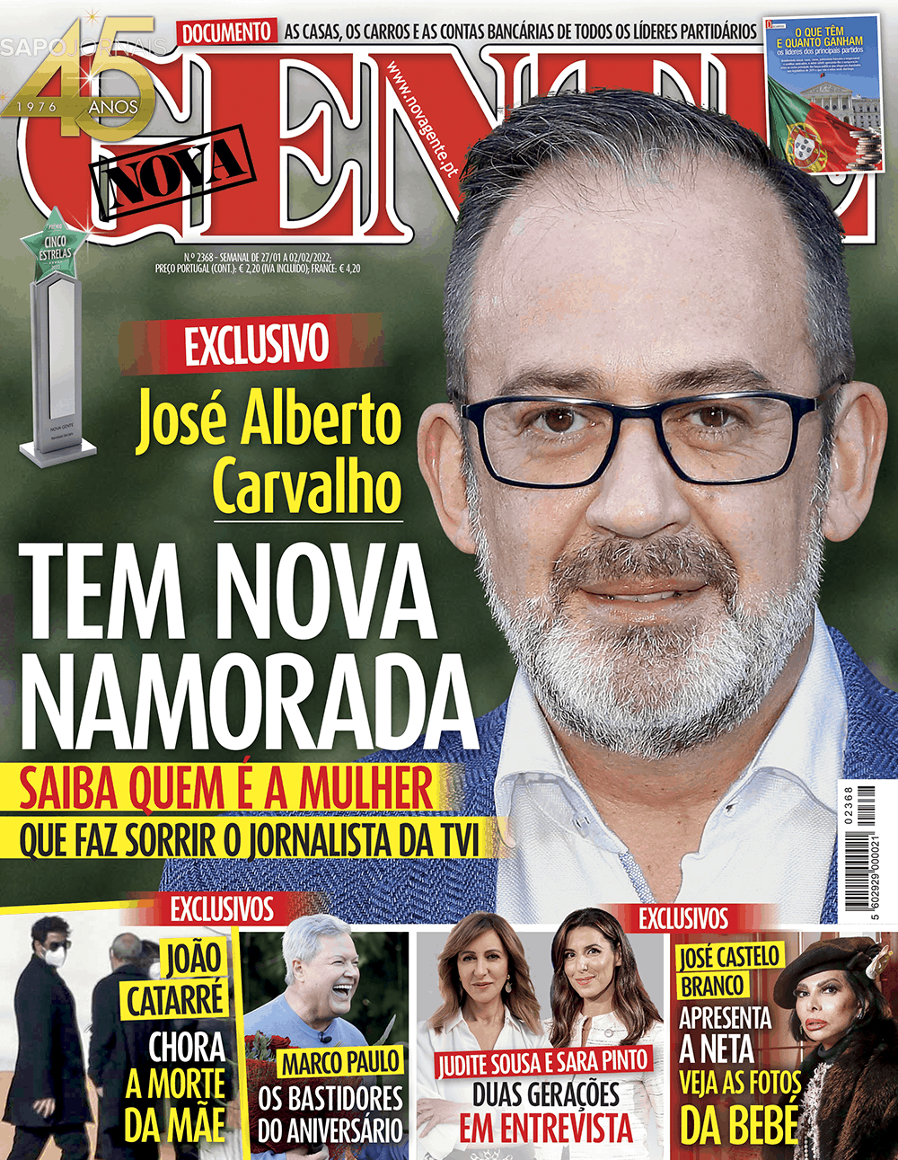 Nova Gente Jan Jornais E Revistas Sapo Pt Ltima Hora E