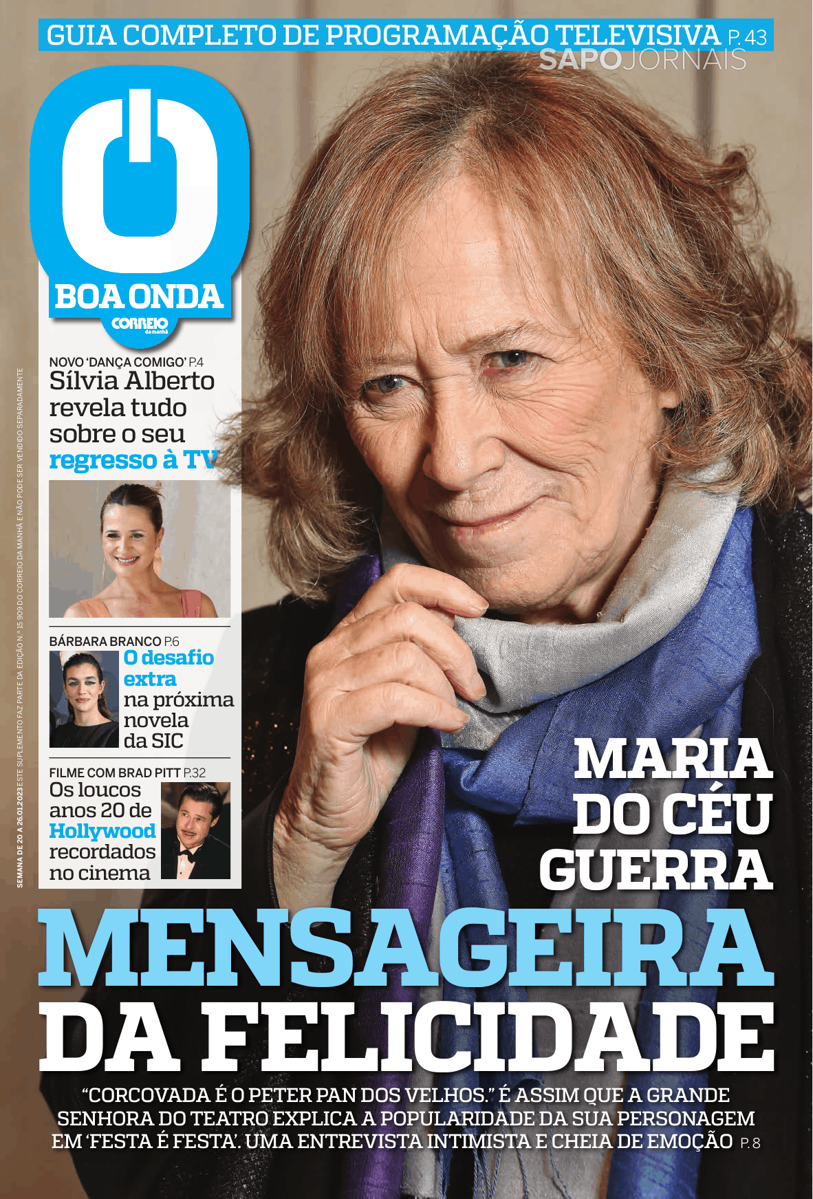 Boa Onda CM 20 jan 2023 Jornais e Revistas SAPO pt Última