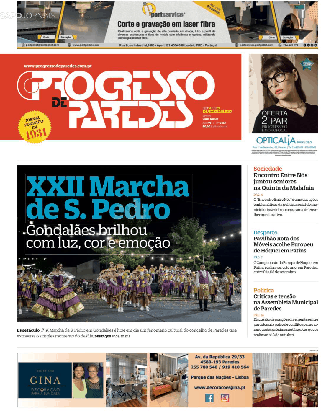 O Progresso de Paredes