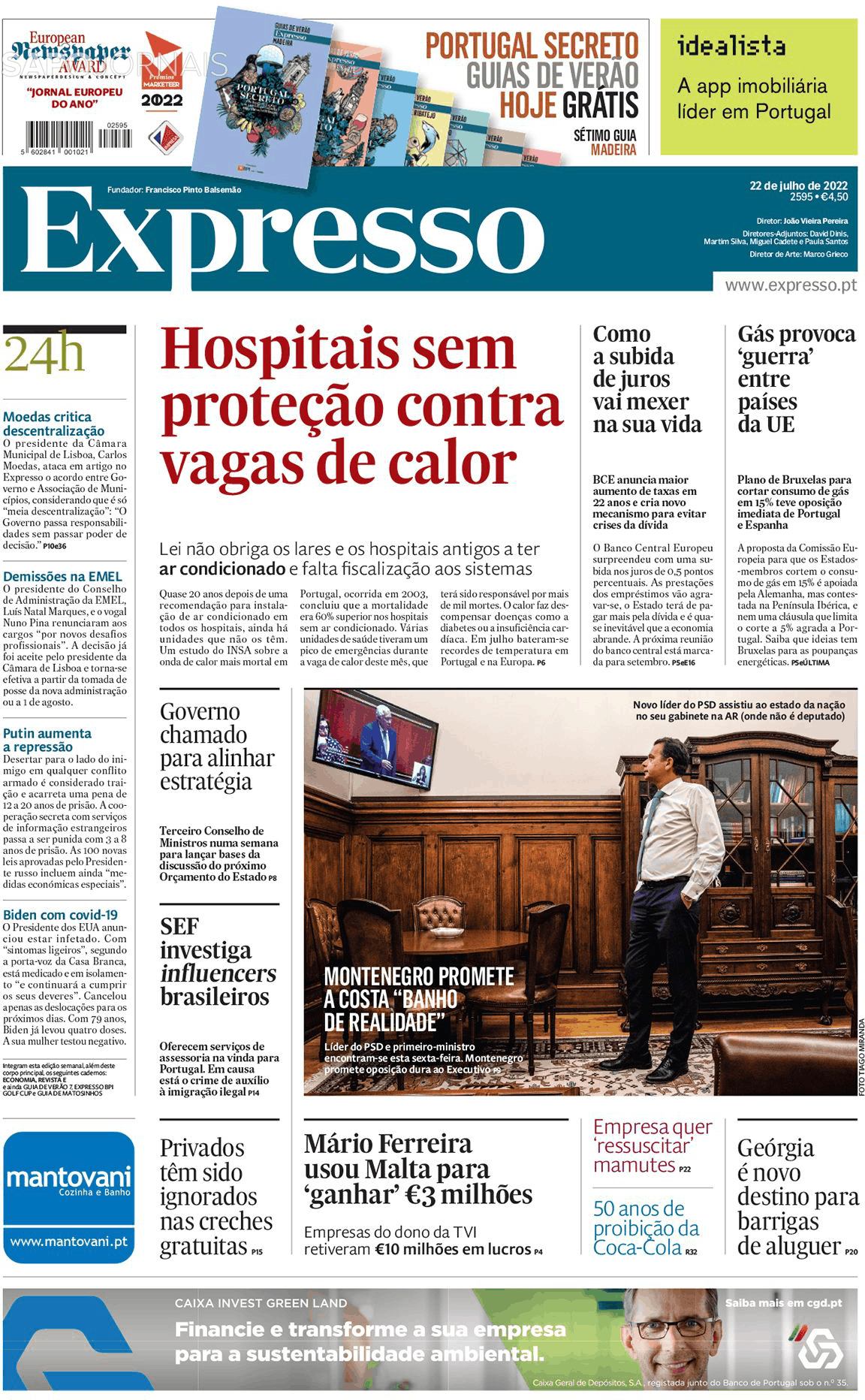 Expresso Jul Jornais E Revistas Sapo Pt Ltima Hora E