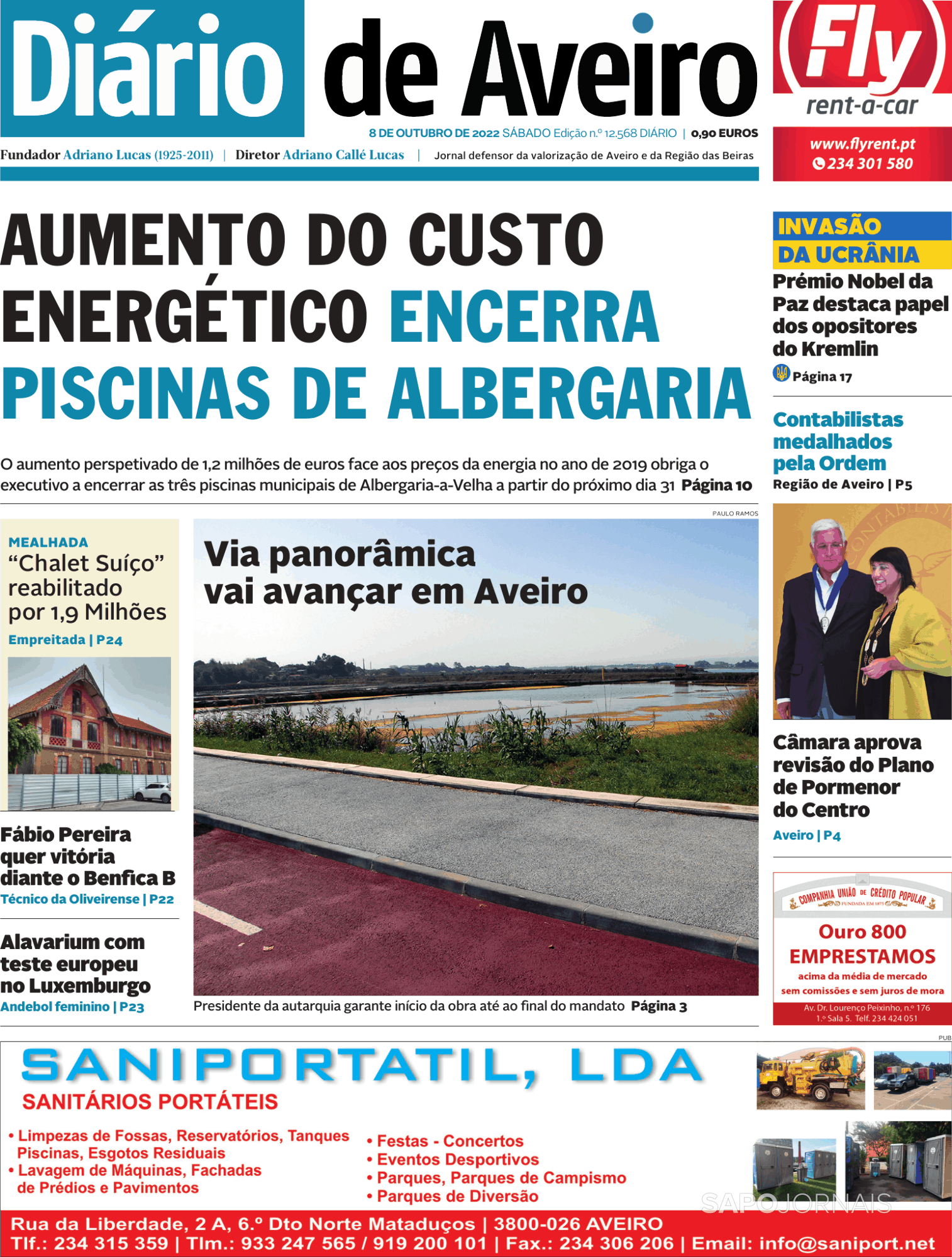 Di Rio De Aveiro Out Jornais E Revistas Sapo Pt Ltima