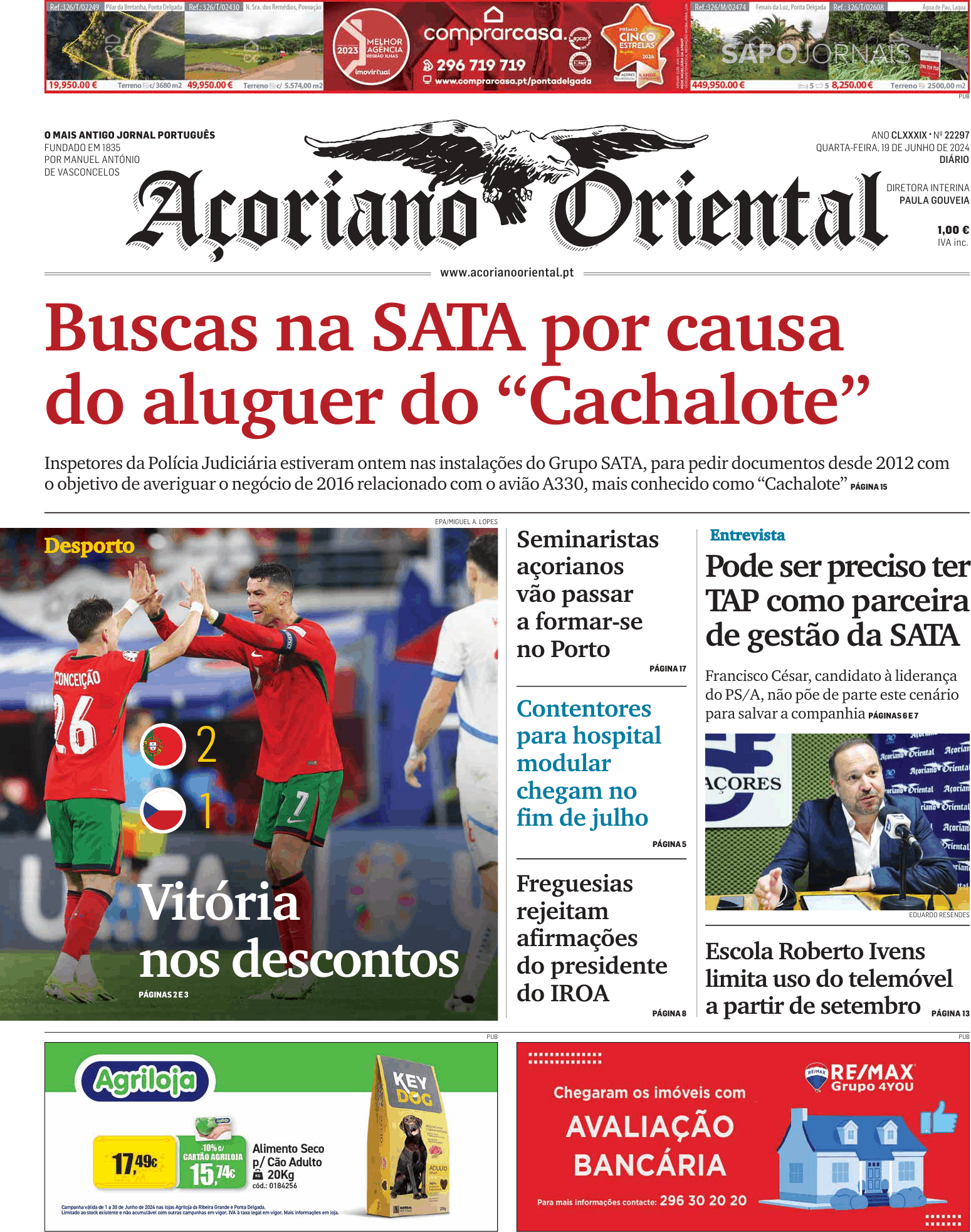 A Oriano Oriental Jun Jornais E Revistas Sapo Pt Ltima