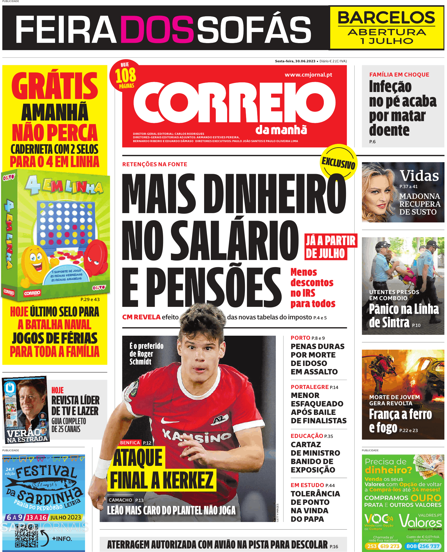 Correio Da Manh Jun Jornais E Revistas Sapo Pt Ltima