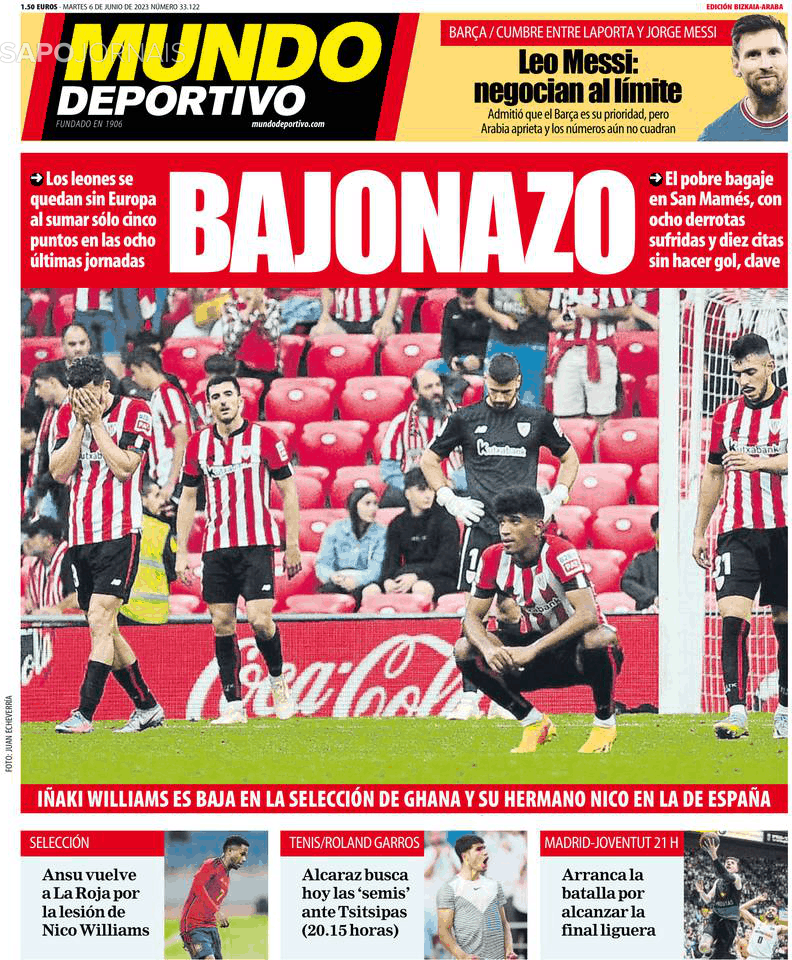 Mundo Deportivo Bizkaia Araba Jun Jornais E Revistas