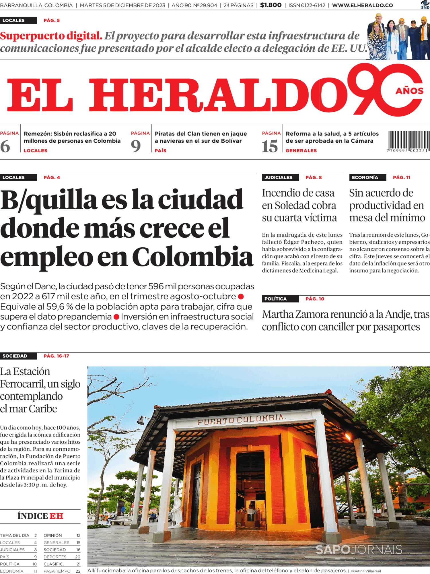 El Heraldo Dez Jornais E Revistas Sapo Pt Ltima Hora E