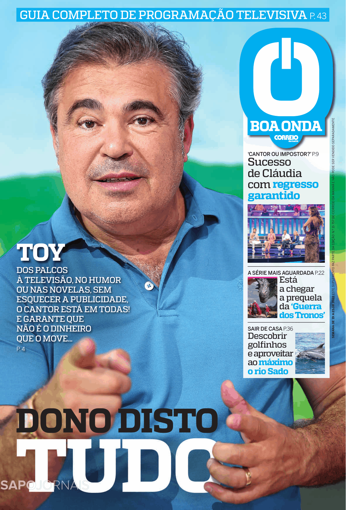 Boa Onda Cm Ago Jornais E Revistas Sapo Pt Ltima