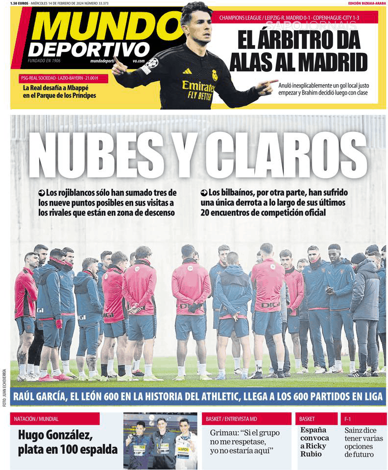 Mundo Deportivo Bizkaia Araba Fev Jornais E Revistas