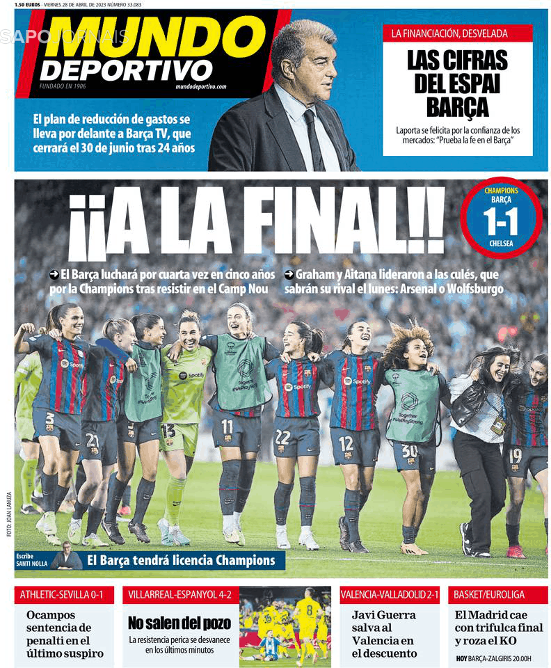 Mundo Deportivo Madrid Abr Jornais E Revistas Sapo Pt