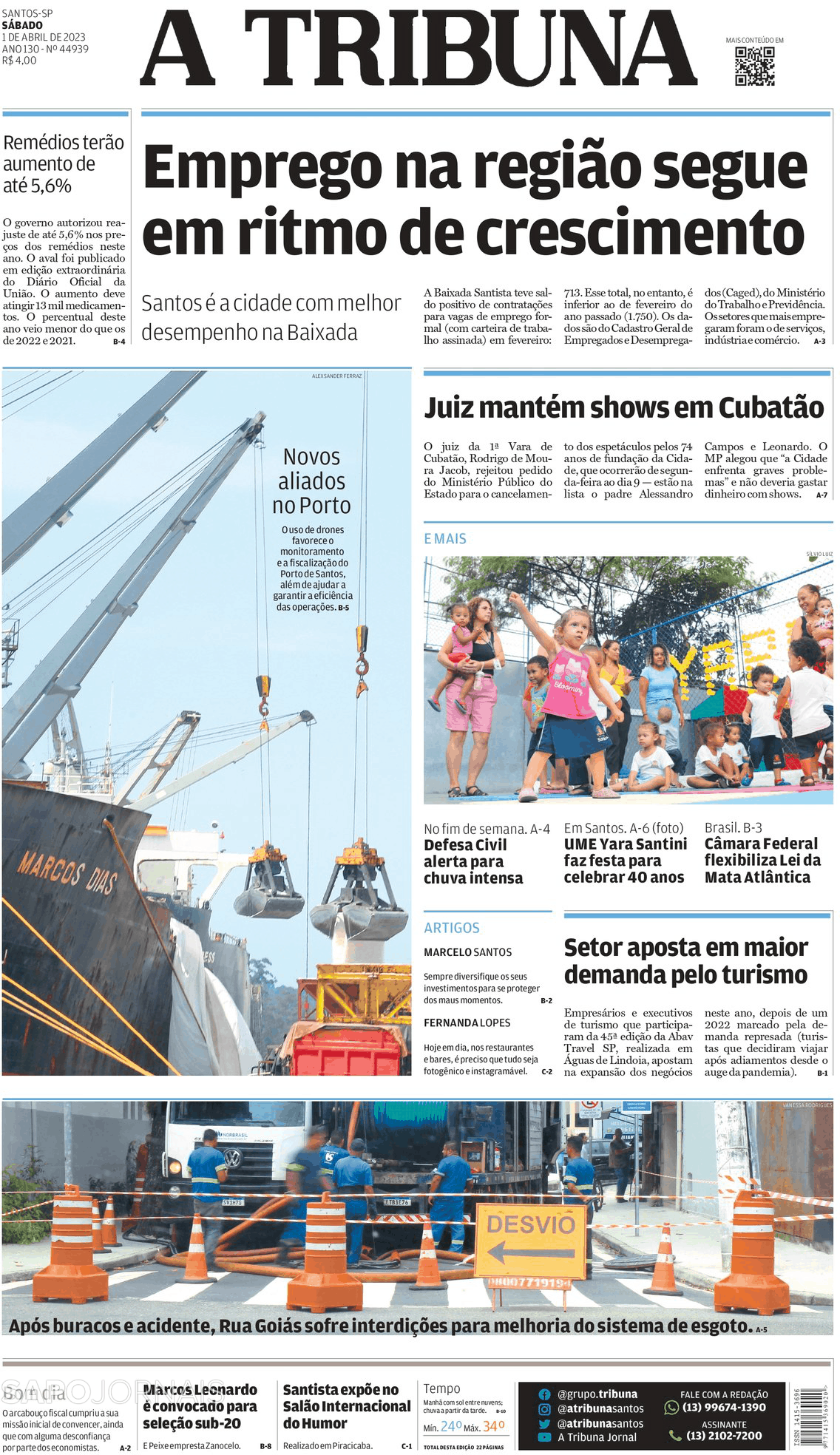 A Tribuna De Santos Abr Jornais E Revistas Sapo Pt