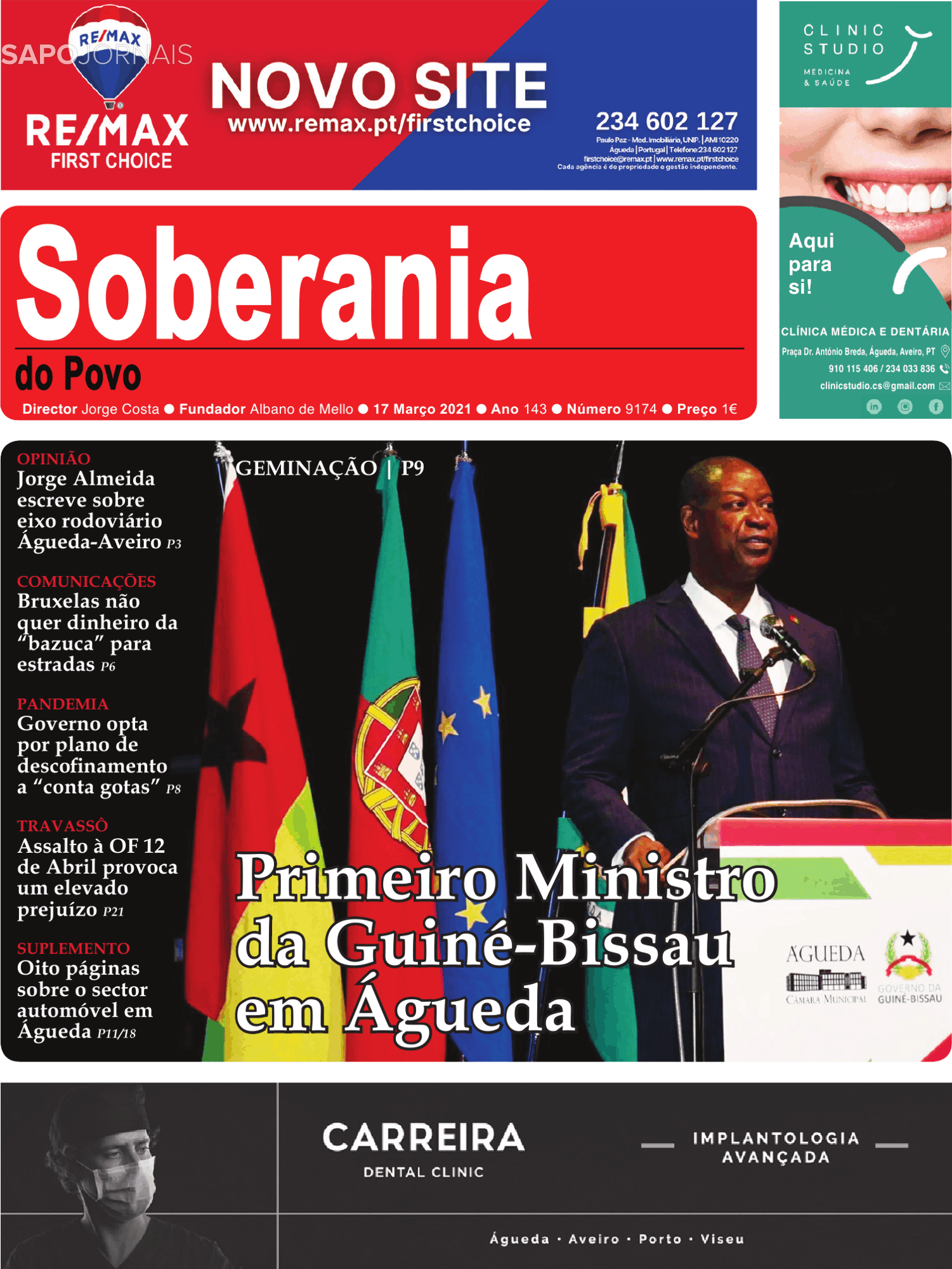 Soberania do Povo 16 mar 2021 Jornais e Revistas SAPO pt Última