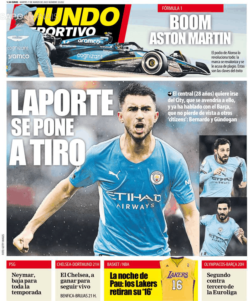 Mundo Deportivo Madrid 7 Mar 2023 Jornais E Revistas SAPO Pt