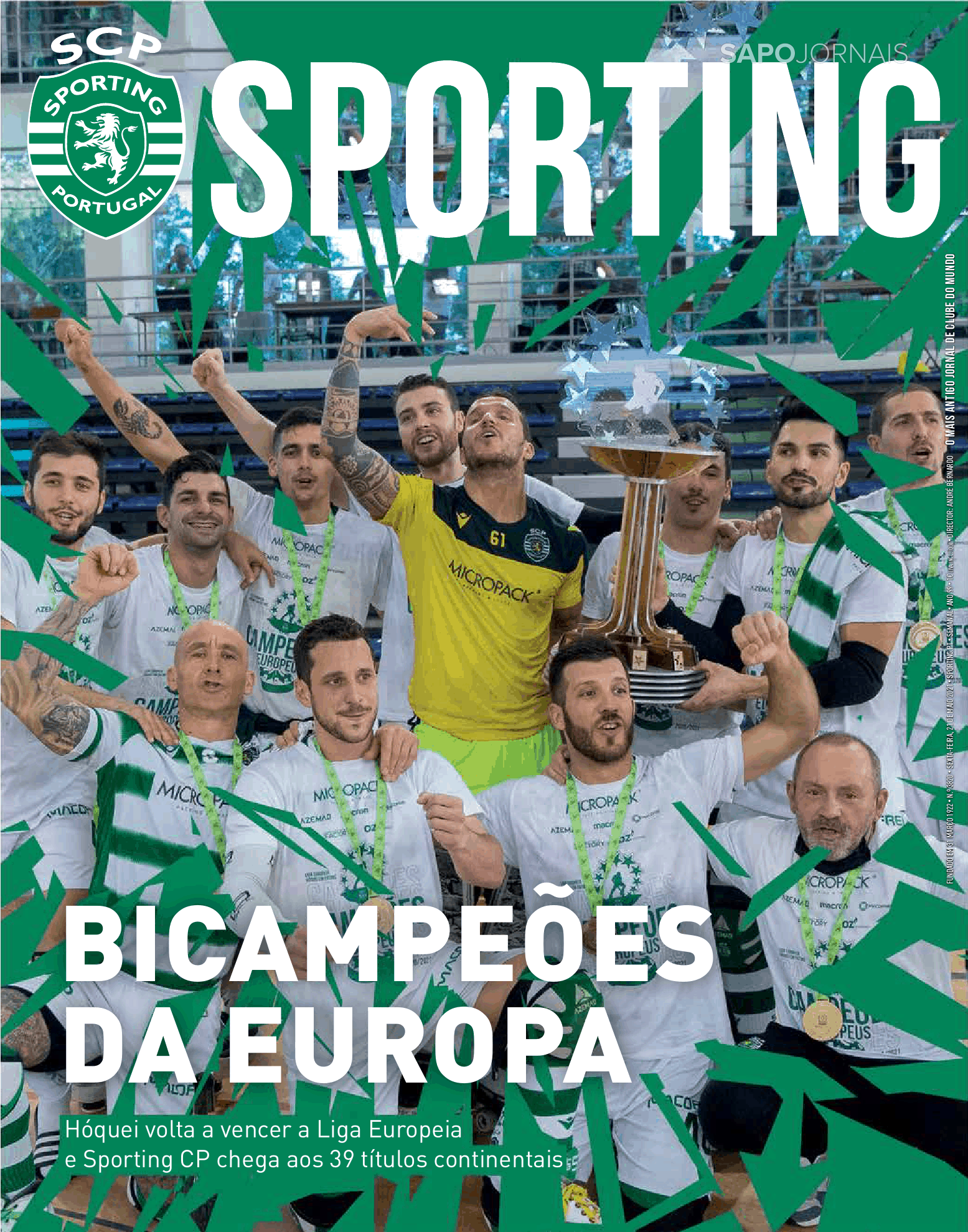 Jornal Sporting 21 mai 2021 Jornais e Revistas SAPO pt Última