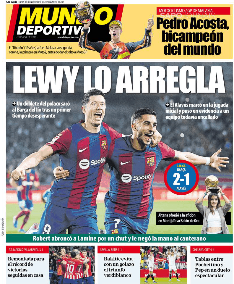 Mundo Deportivo Nov Jornais E Revistas Sapo Pt Ltima