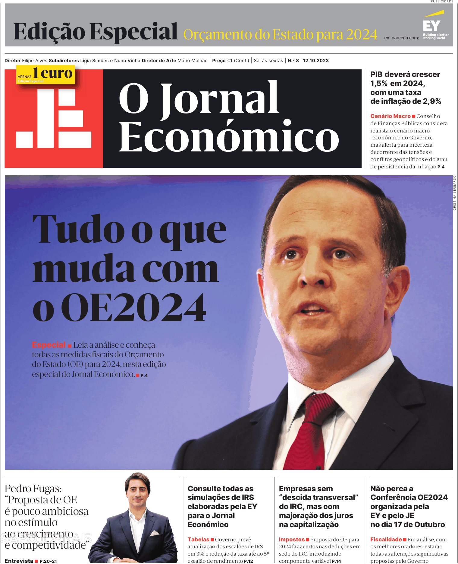 O Jornal Econ Mico Out Jornais E Revistas Sapo Pt