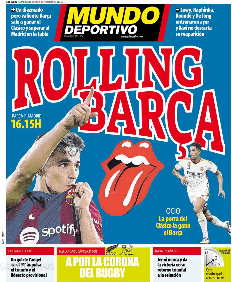 Mundo Deportivo Madrid 28 Out 2023 Jornais E Revistas SAPO Pt