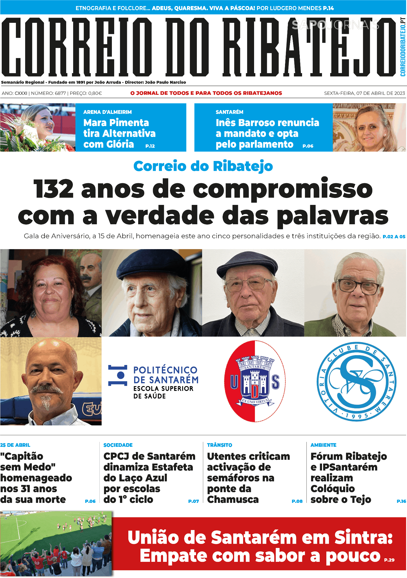 Correio Do Ribatejo 7 Abr 2023 Jornais E Revistas SAPO Pt