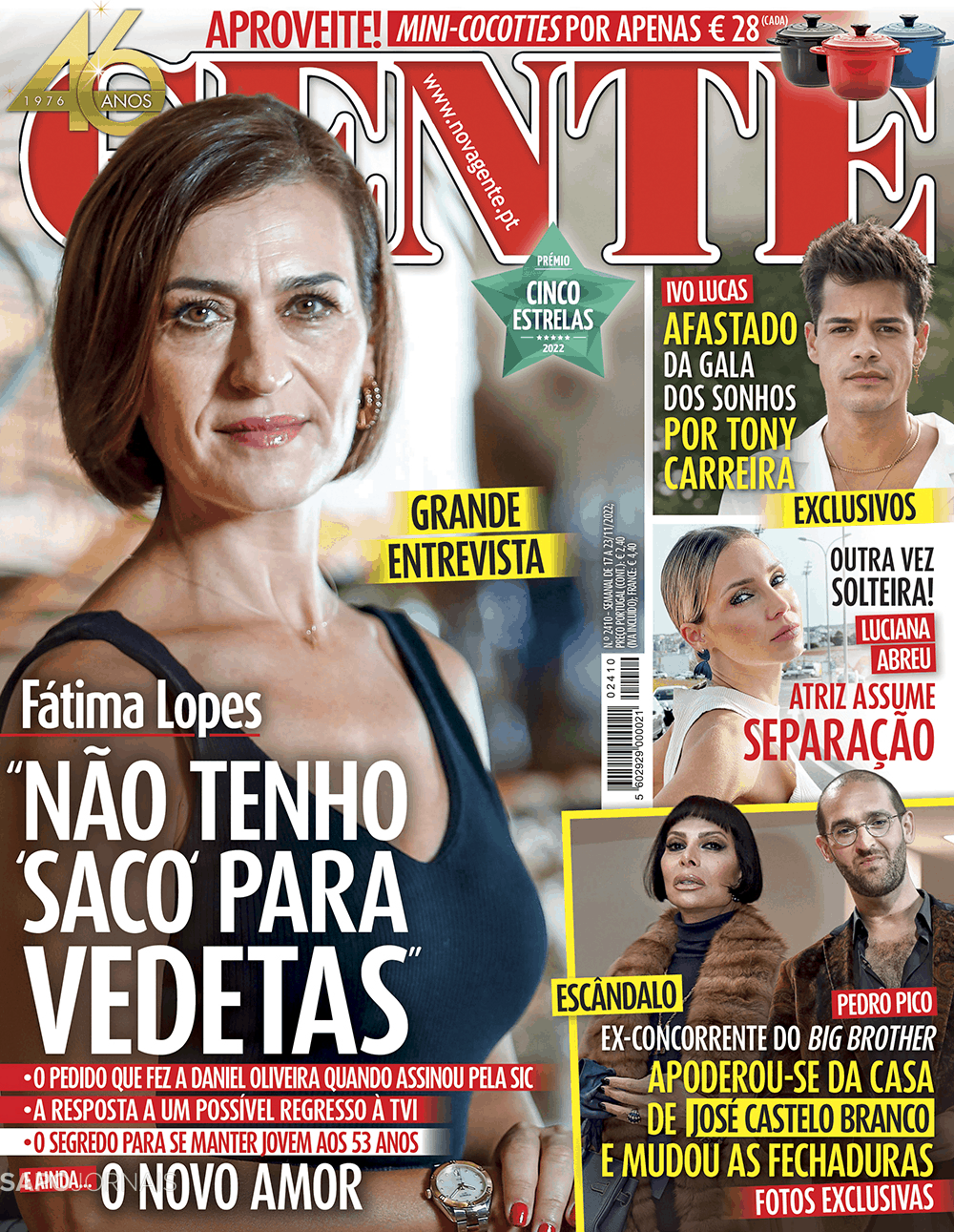 Nova Gente 16 nov 2022 Jornais e Revistas SAPO pt Última hora e