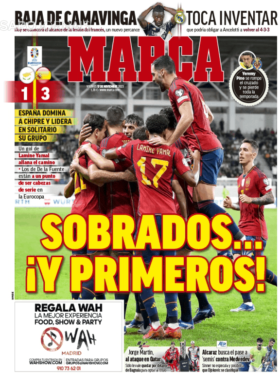 Marca 17 nov 2023 Jornais e Revistas SAPO pt Última hora e