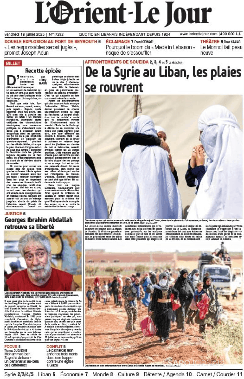 L'orient le jour