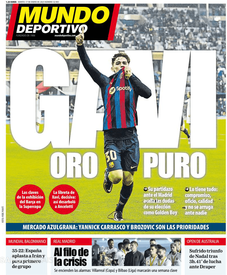 Mundo Deportivo Madrid 17 Jan 2023 Jornais E Revistas SAPO Pt