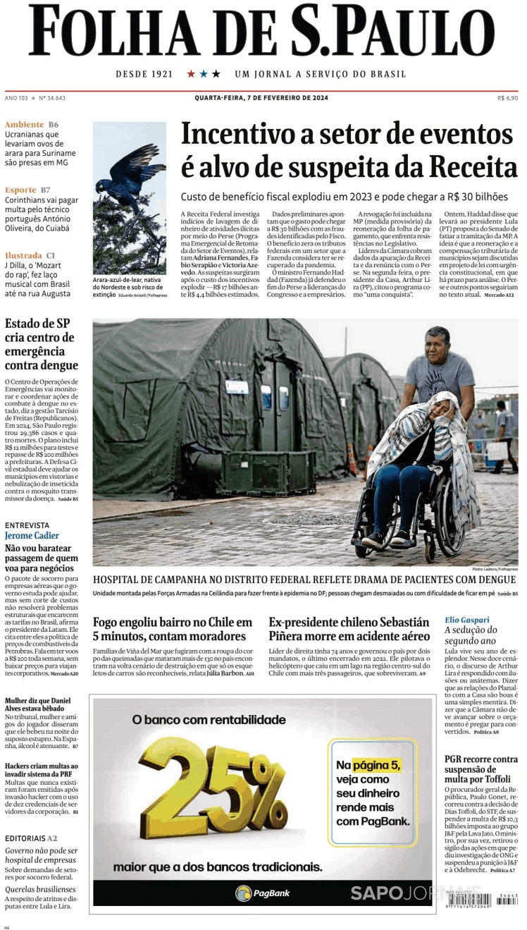 Folha De S Paulo Fev Jornais E Revistas Sapo Pt Ltima