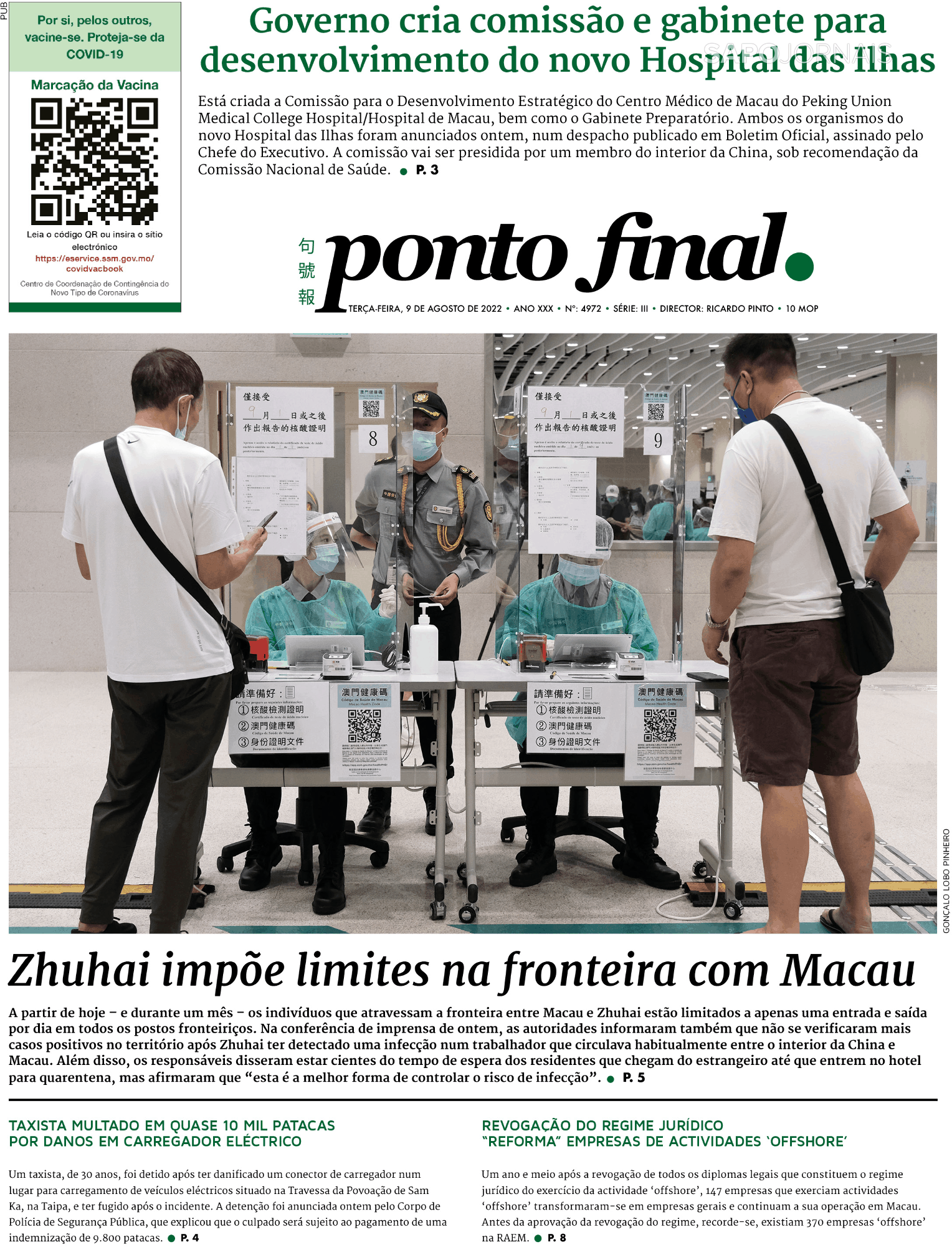 Ponto Final Ago Jornais E Revistas Sapo Pt Ltima Hora E