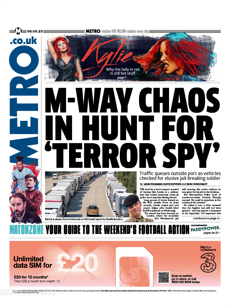 Metro London Set Jornais E Revistas Sapo Pt Ltima Hora