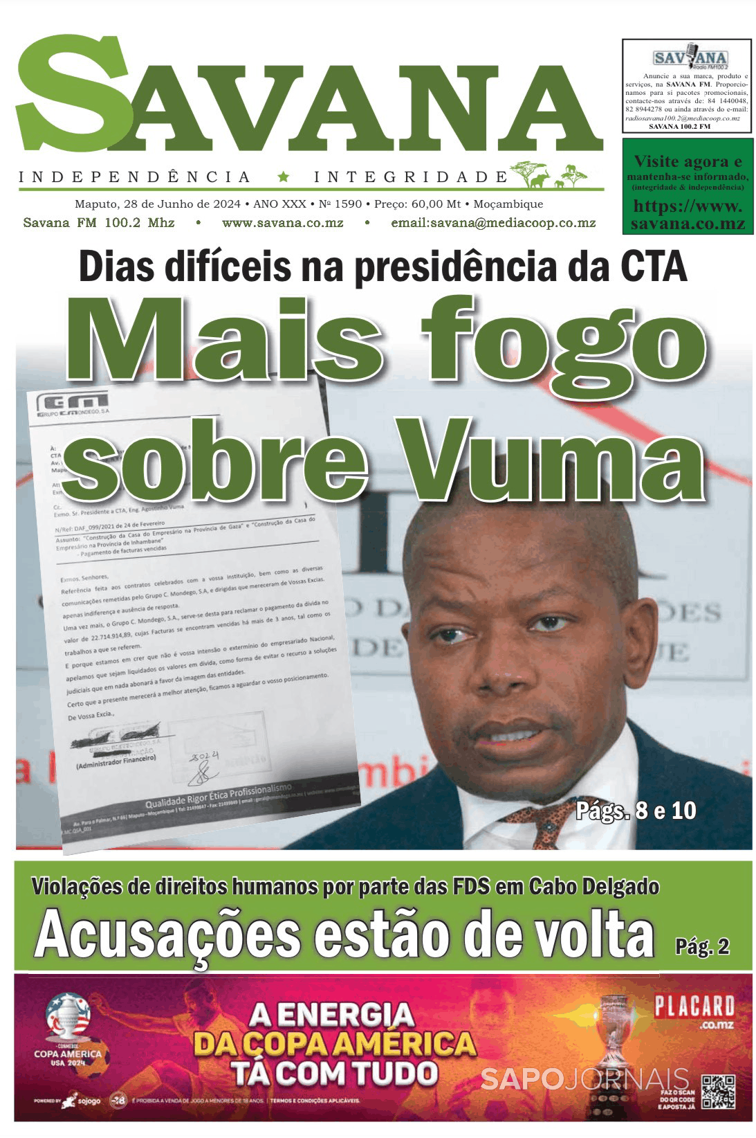 Savana Jun Jornais E Revistas Sapo Pt Ltima Hora E