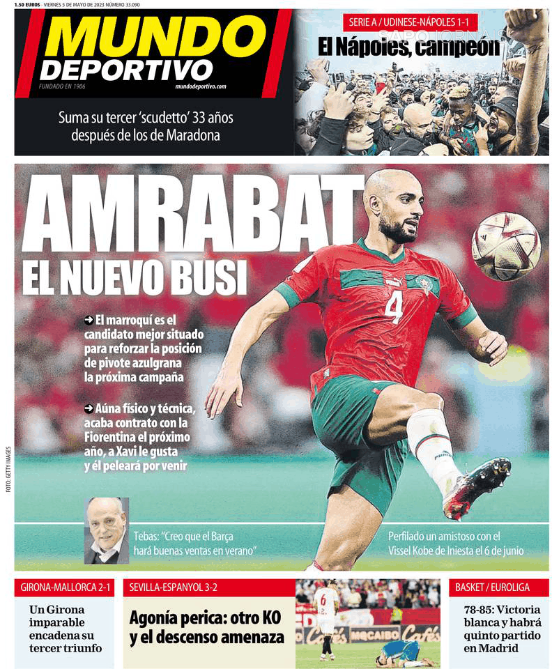 Mundo Deportivo Madrid 5 Mai 2023 Jornais E Revistas SAPO Pt