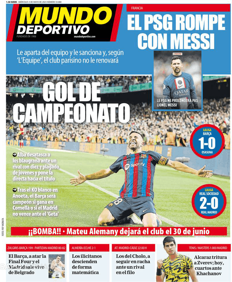 Mundo Deportivo Madrid Mai Jornais E Revistas Sapo Pt