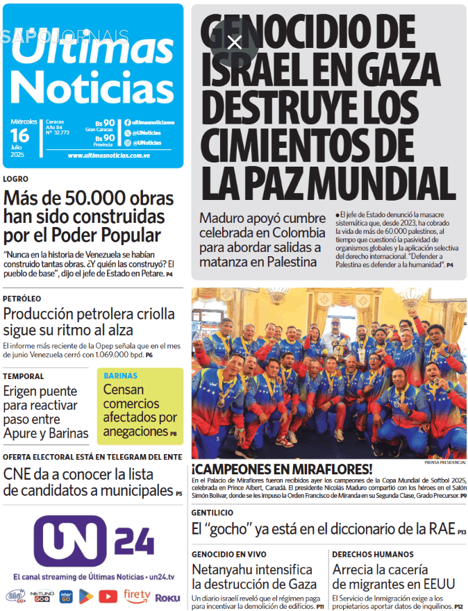 Últimas Noticias