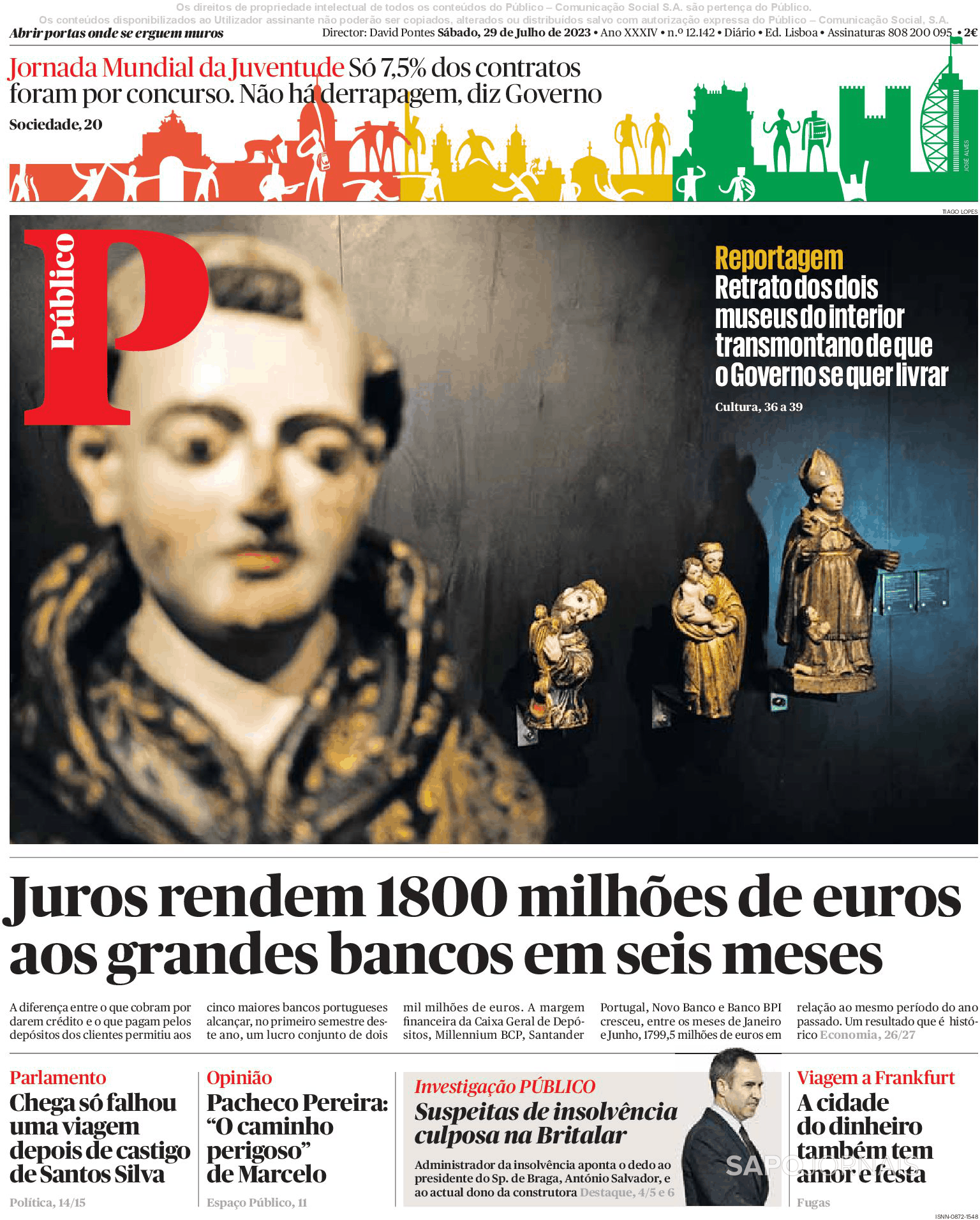 Público 29 jul 2023 Jornais e Revistas SAPO pt Última hora e