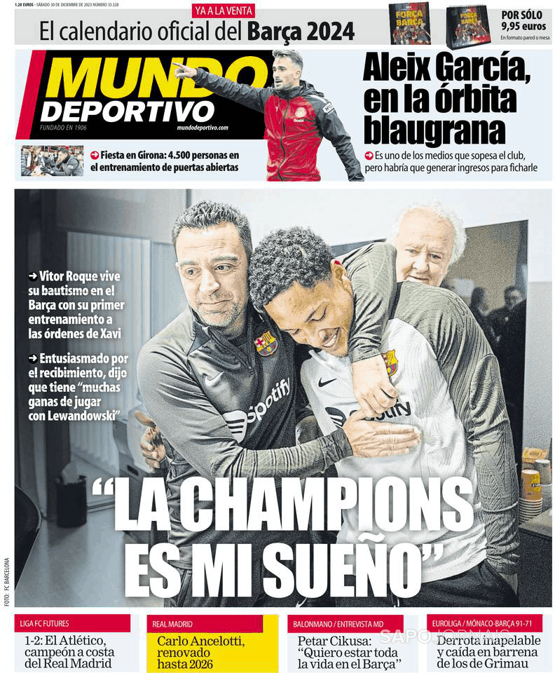 Mundo Deportivo Madrid 30 Dez 2023 Jornais E Revistas SAPO Pt