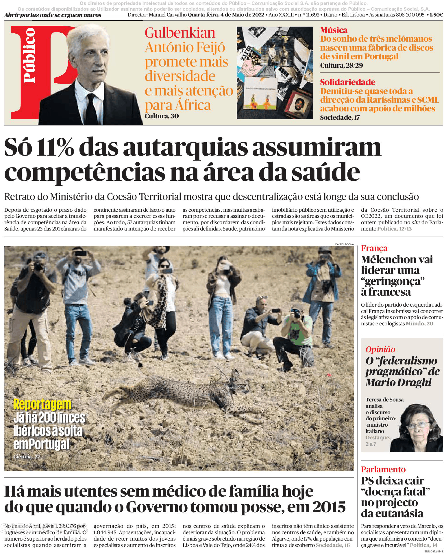 Público 4 Mai 2022 Jornais E Revistas Sapo 24 3626