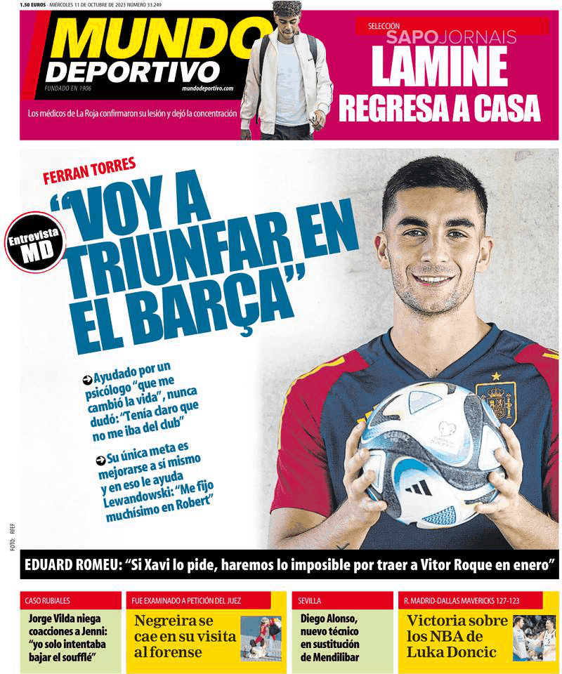 Mundo Deportivo (11 Out 2023) - Jornais E Revistas - SAPO.pt - Última ...