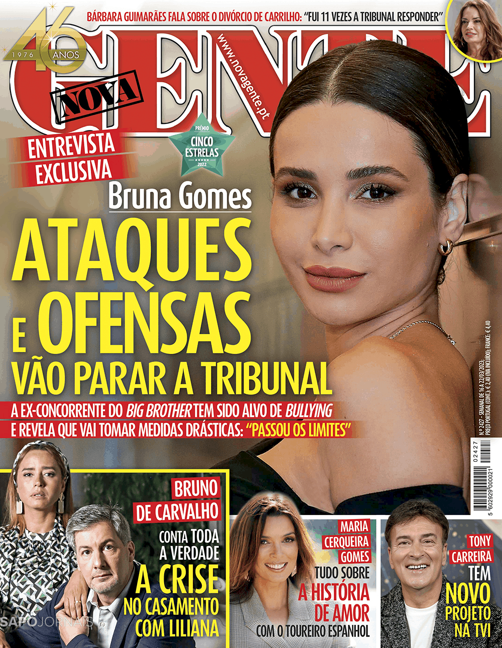 Nova Gente 15 Mar 2023 Jornais E Revistas Sapopt Última Hora E 4779