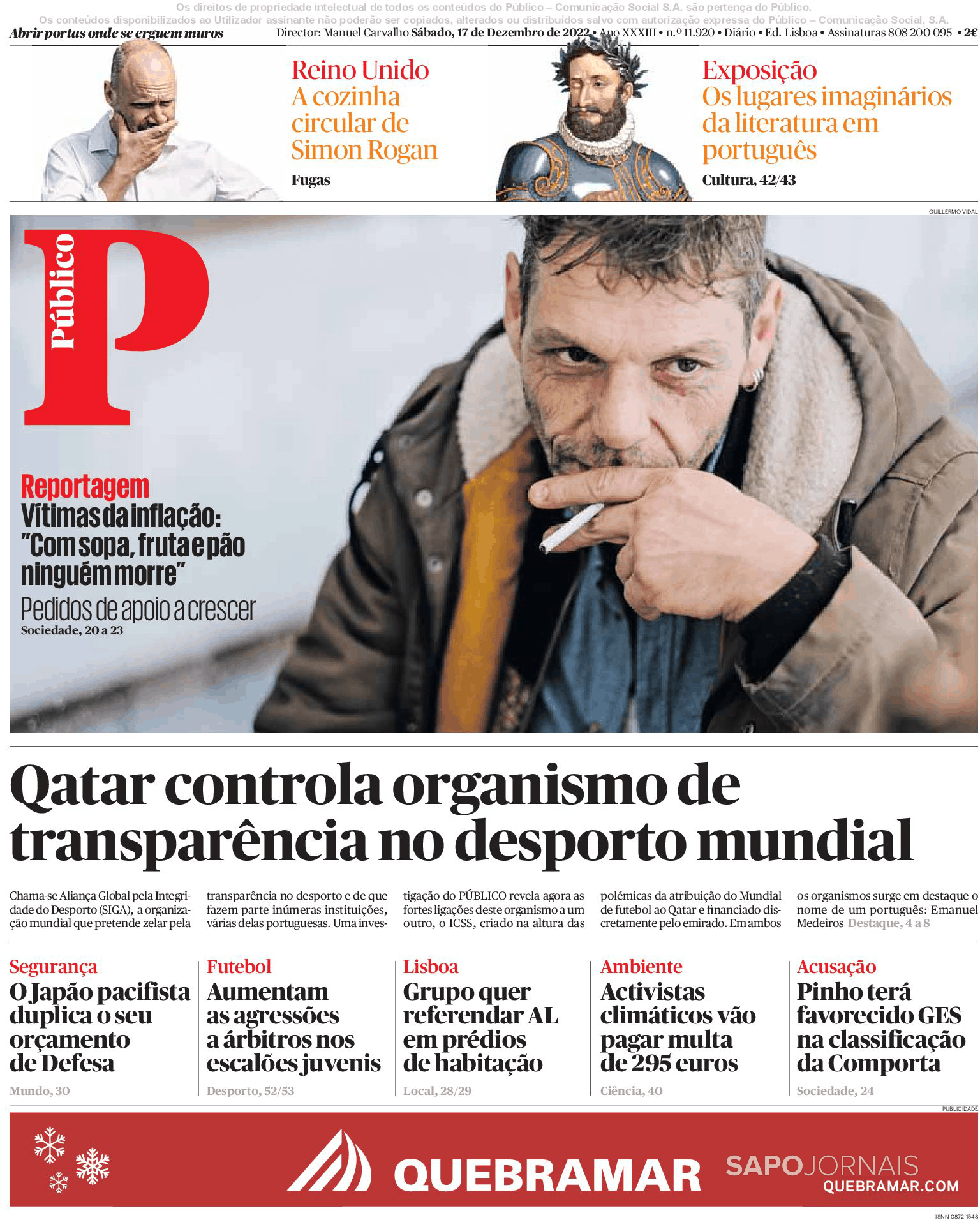 Público 17 Dez 2022 Jornais E Revistas Sapo 1253