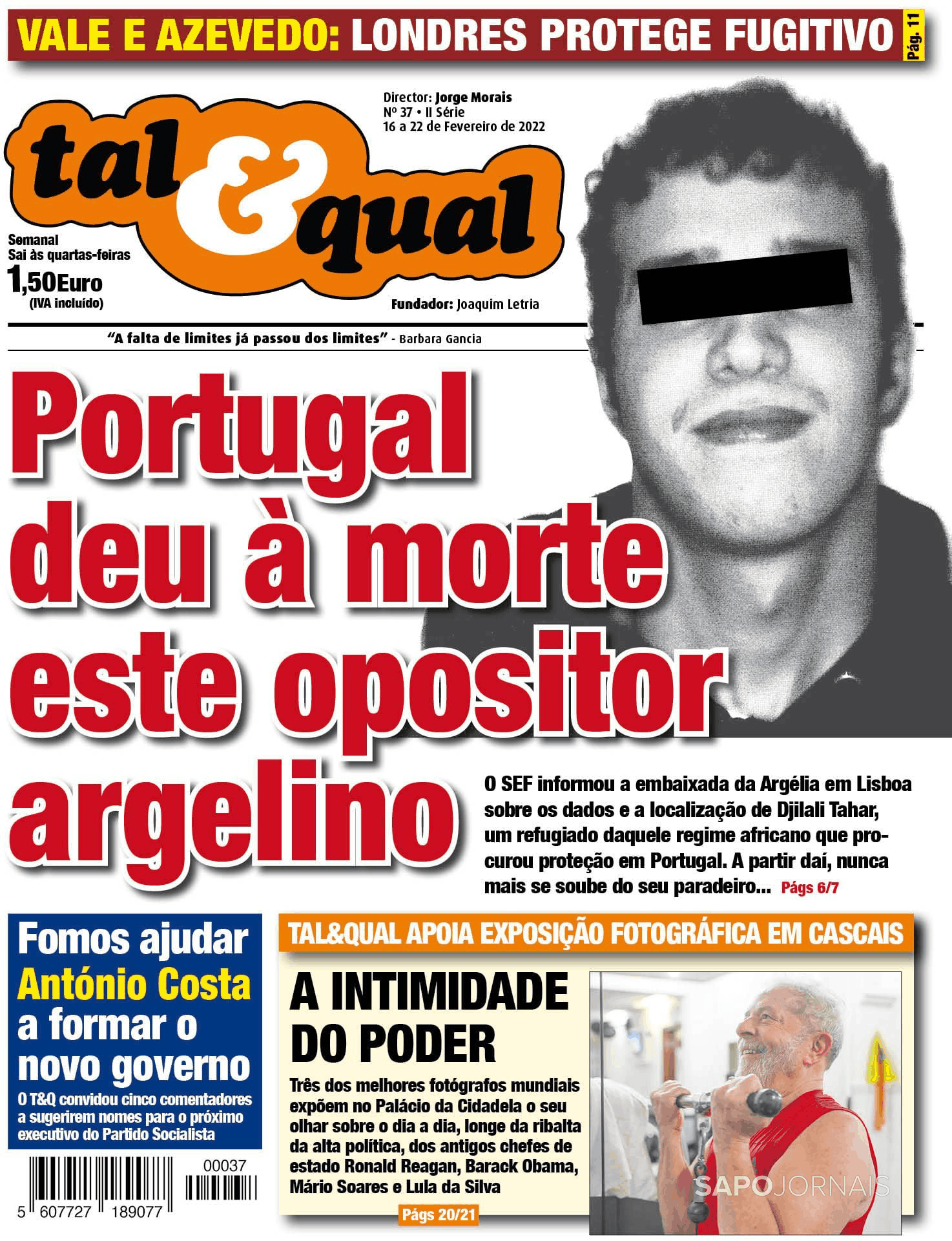 Tal And Qual 16 Fev 2022 Jornais E Revistas Sapopt Última Hora E Notícias De Hoje 8746